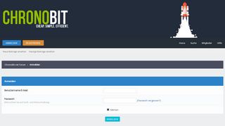 
                            2. ChronoBit.net Forum - Anmelden