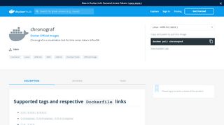 
                            5. chronograf - Docker Hub