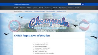 
                            2. CHRVA Registration Information