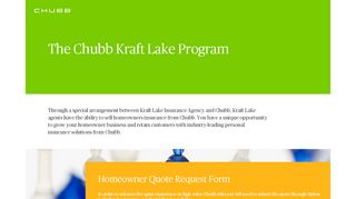 
                            9. Chubb Kraft Lake Program in the U.S. - Chubb