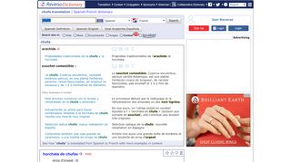 
                            8. chufa translation French | Spanish-French Dictionary | Reverso