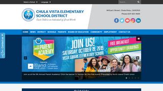
                            2. Chula Vista Elementary School District: Home