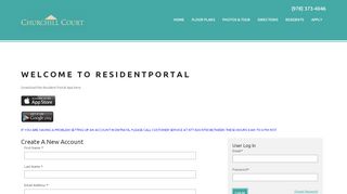 
                            2. Churchill Court - Resident Portal