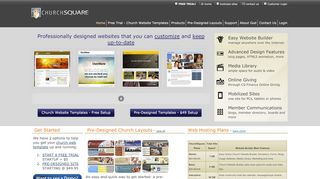 
                            2. ChurchSquare - Interactive Websites Templates for Christian ...