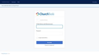 
                            1. ChurchTools - login