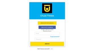 
                            1. Chuze Fitness - Login