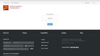 
                            1. CIBC Private Wealth Management - Login
