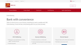 
                            1. CIBC US Online Banking Sign On