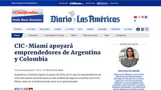 
                            8. CIC-Miami apoyará emprendedores de Argentina y Colombia