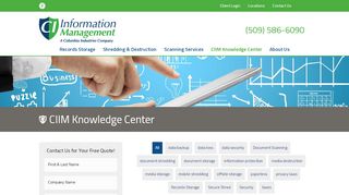 
                            8. CIIM Knowledge Center - CI Information Management