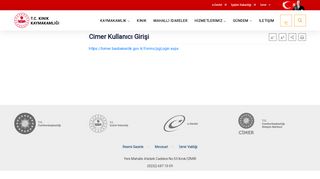 
                            4. Cimer Kullanıcı Girişi - TC Kınık Kaymakamlığı