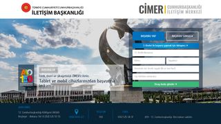 
                            1. CİMER - T.C. Cumhurbaşkanlığı İletişim Merkezi