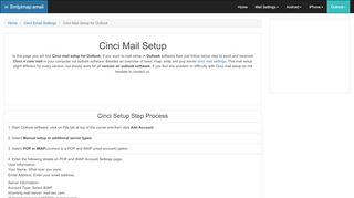 
                            7. Cinci mail Setup - Outlook | cinci.rr.com | SmtpImap