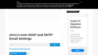 
                            5. cinci.rr.com IMAP and SMTP Email Settings