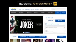 
                            10. Cineplex.com | Movies, Showtimes, Tickets, Trailers