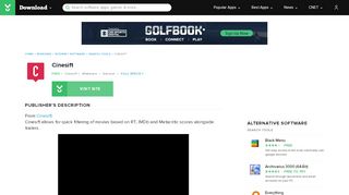 
                            7. Cinesift - Free download and software reviews - …