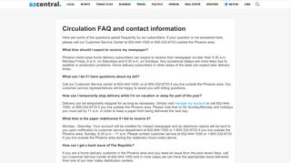 
                            9. Circulation FAQ and contact information | AZ …