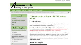 
                            5. CIS Contractor – How to file CIS return online ...