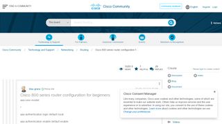 
                            7. Cisco 800 series router configuration f... - Page 2 ...