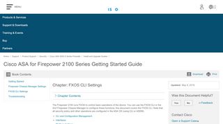 
                            4. Cisco ASA for Firepower 2100 Series Getting Started Guide - FXOS ...