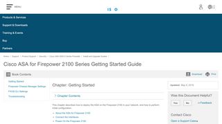 
                            1. Cisco ASA for Firepower 2100 Series Getting Started Guide - Getting ...