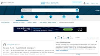 
                            5. Cisco AT&T MicroCell Support - Cisco Community