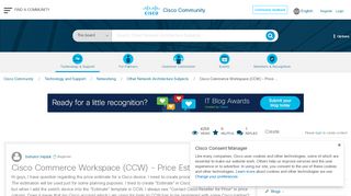 
                            6. Cisco Commerce Workspace (CCW) - community.cisco.com