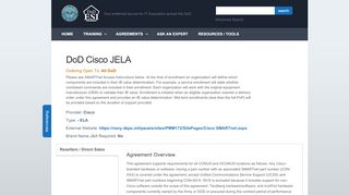 
                            2. Cisco - DoD ESI