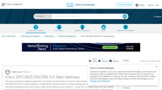 
                            8. Cisco DPC3825 DOCSIS 3.0 Data Gateway - Cisco Community