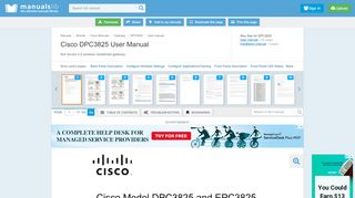 
                            6. CISCO DPC3825 USER MANUAL Pdf Download.