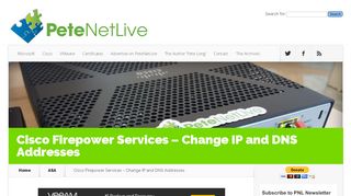 
                            9. Cisco Firepower Services - Change IP and DNS Addresses ...