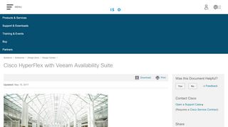 
                            7. Cisco HyperFlex with Veeam Availability Suite - Cisco