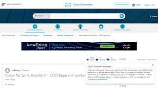 
                            2. Cisco Network Assistant - CCO login not... - Cisco …