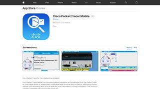 
                            4. Cisco Packet Tracer Mobile on the App Store