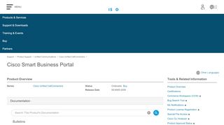 
                            2. Cisco Smart Business Portal - Cisco