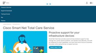 
                            2. Cisco Smart Net Total Care Service - Customer Experience ...