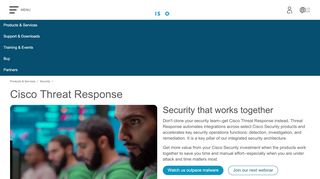 
                            1. Cisco Threat Response - Security That Works Together - Cisco