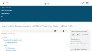 
                            1. Cisco Unified Communications Self Care Portal User Guide, Release ...