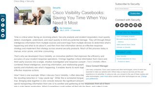 
                            1. Cisco Visibility Casebooks: Saving You Time When You Need It Most ...