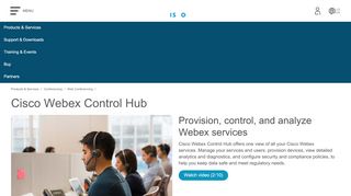 
                            6. Cisco Webex Control Hub – Management and Analytics - Cisco