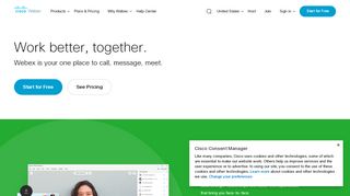 
                            1. Cisco WebEx ? Online Meetings and Video Conferencing