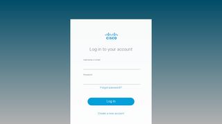 
                            2. Cisco.com Login Page