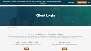 
                            1. Cision Client Login