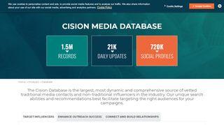 
                            1. Cision ® Media Database