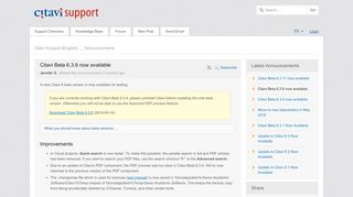 
                            7. Citavi Beta 6.3.6 now available