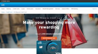 
                            6. CITI ® REWARDS CREDIT CARD - online.citibank.co.in