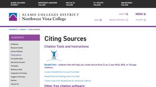 
                            4. Citing Sources | Alamo Colleges