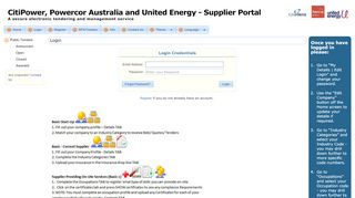 
                            1. CitiPower / Powercor Australia Portal