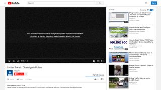 
                            5. Citizen Portal - Chandigarh Police - YouTube