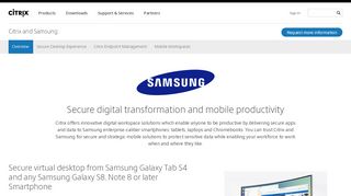 
                            5. Citrix and Samsung - Citrix